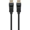Essential kábel DisplayPort samec > DisplayPort samec, 8K / 120Hz (čierny, 1 meter, 40 Gbit/s, DisplayPort 2.0 / 2.1)