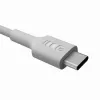 Kábel USB-C-USB-C PowerStream 100W pletený 1,2m biely