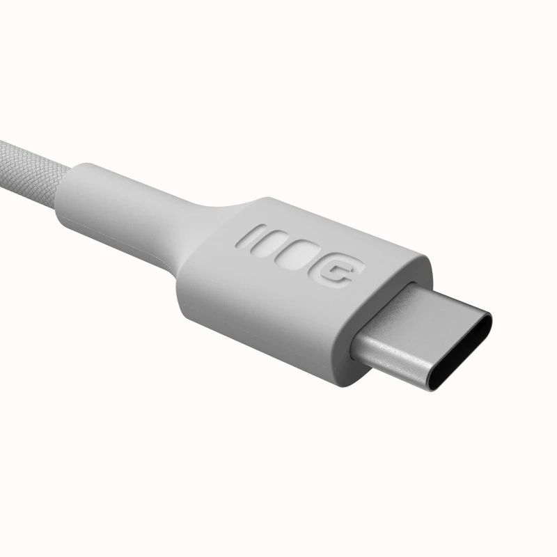 Kábel USB-C-USB-C PowerStream 100W pletený 1,2m biely