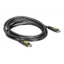 Kábel HDMI High Speed s Ethernetom Delock 82455, HDMI-A zástrčka – HDMI-A zástrčka (19-pinový), 4K, 5 m, čierny
