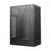 PC skriňa DeepCool CH170 PLUS Tower čierna – micro-ATX/mini-ITX, tvrdené sklo, USB-C, napájací zdroj hore