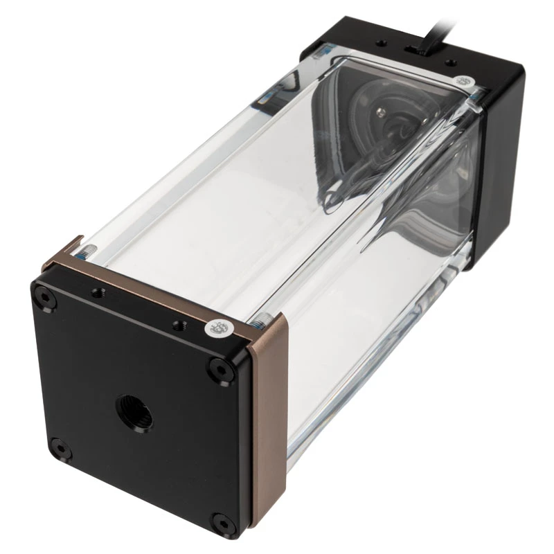 Nádržka (vyrovnávacia nádržka) BitsPower Premium Cuboid 150 mm akryl - BPPRE-WTCR150