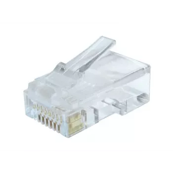 Gembird LC-8P8C-002/100 káblový konektor RJ-45 transparentný