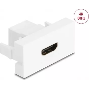DeLOCK 90850 Zásuvkový modul 2 x HDMI biely konektor samec