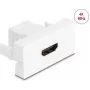 DeLOCK 90850 Zásuvkový modul 2 x HDMI biely konektor samec