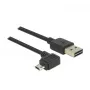 USB kábel DeLOCK 83853 USB 2.0 2 m USB A Micro-USB B čierny