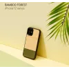 Puzdro na telefón Man and Wood pre iPhone 12 mini – Bambuswald čierna