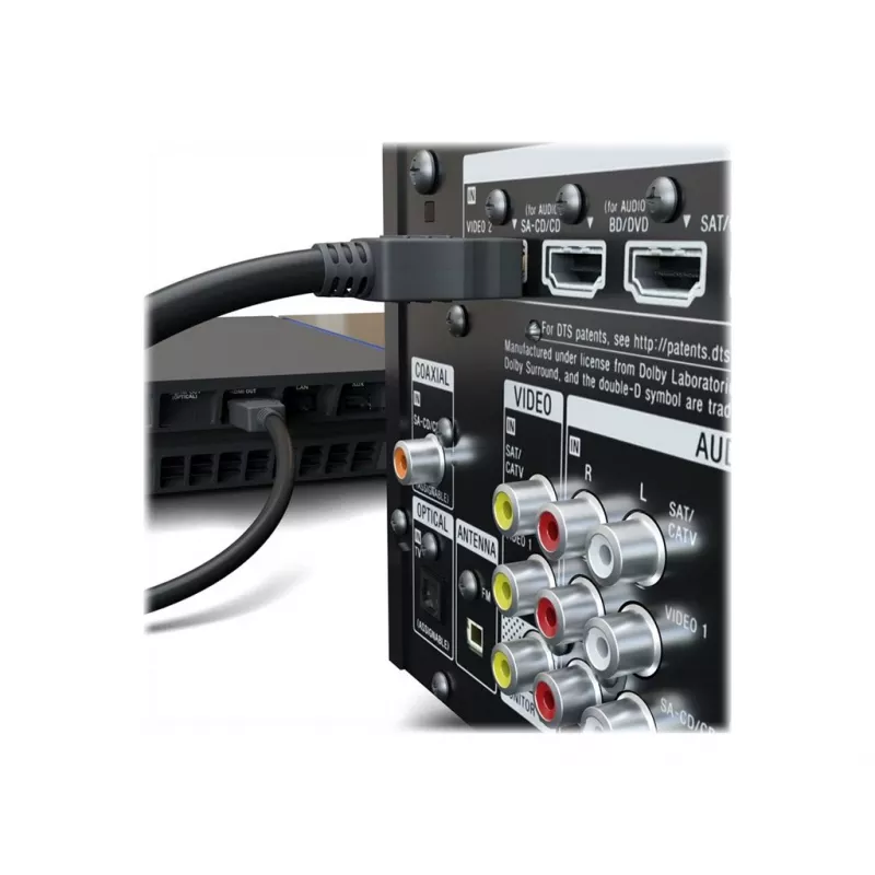 Goobay 41082 HDMI kábel 1 m HDMI Type-A (štandard) 2 x HDMI Type-A (štandard) čierny (41082)