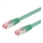 Wentronic Goobay CAT 6 patch kábel, S/FTP (PiMF), zelený, 1 m - LSZH bez halogénov, meď (68289)
