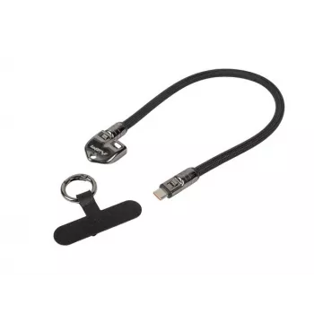 USB-C kábel LANBERG CA-CMCM-10LN-0003-BK 0,3 m 240W čierny