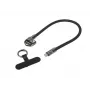 USB-C kábel LANBERG CA-CMCM-10LN-0003-BK 0,3 m 240W čierny