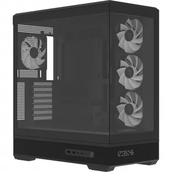 Počítačová skriňa AeroCool Geh Midi P500B-Digi čierna