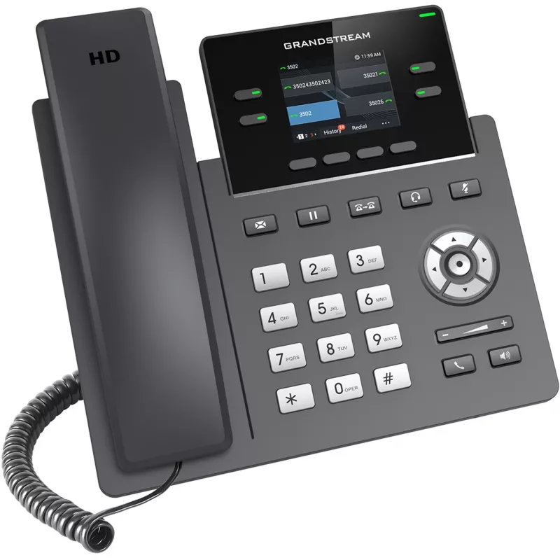 IP telefón Grandstream Networks GRP2612W čierny