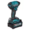 Makita TD002GD202 aku rázový uťahovák, 40 V XGT, bezuhlíkový, 220 Nm, 1/4" šesťhran, LED svetlo, vrátane 2x 2,5 Ah Li-Ion akumulátorov, rýchlonabíjačky a kufríka