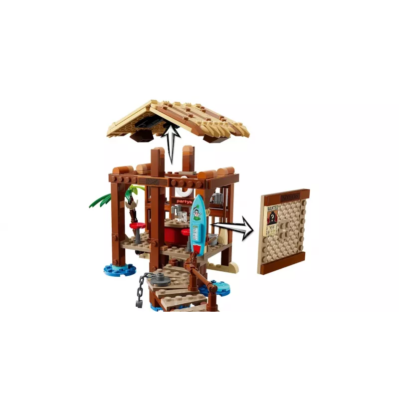 LEGO stavebnica One Piece 75636 chatrč veterného mlyna, 299 dielov, 3 minifigúrky, 8+ rokov