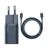 Baseus Super Si Power Charger s USB-C na Lightning kábel 20W modrá