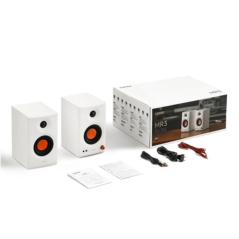 Edifier | Aktívne štúdiové monitory | MR3 | 18W x 2 W | Bluetooth | biela | ≥ 85 dB | Bezdrôtové pripojenie