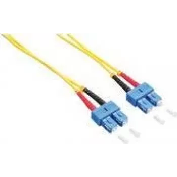 Logilink - patch kábel - SC Singlemode (M) na SC Singlemode (M) - 2 m - optické vlákno - duplex - 9/125 mikrometrov - OS2 - bezhalogénový - žltý (FP0SC02)