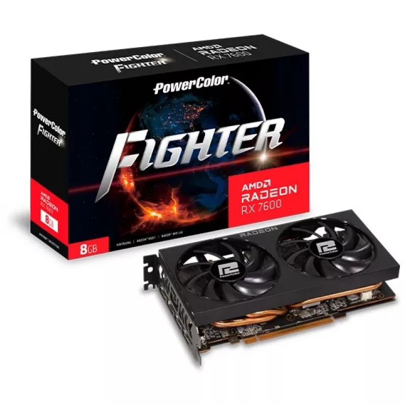 PowerColor Fighter Radeon RX 7600 8GB GDDR6 grafická karta