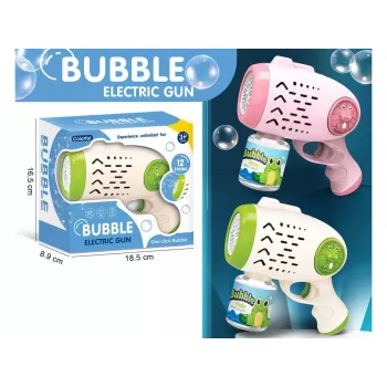 Pištoľ na bubliny Madej 010327 — hračka na bubliny na batérie