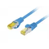 Patch kábel Fluke PCF6A-10CU-0025-B RJ45 Cat.6a 0,25 m modrý