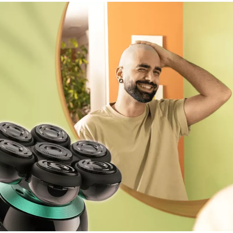 Precízne zastrihávače Cecotec Bamba PrecisionCare Skull čierna brada tvár
