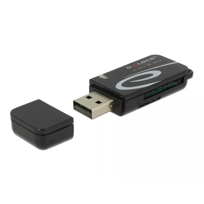 Čítačka kariet DeLOCK Mini USB 2.0 so slotom SD a Micro-SD