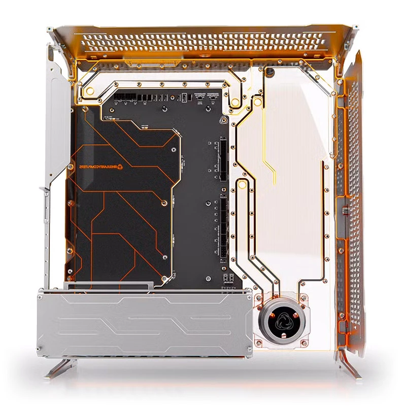Singularity Computers Spectre Integra-M Elite počítačová skriňa, strieborná