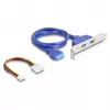 DeLOCK rozširujúce karty/adaptéry 61065 interný USB 3.2 Gen 1 M.2 konektor samec
