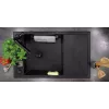 Kuchynský drez deante ZRM_N113 1-drezový magnetický granitový s odkvapovou plochou