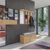 Vešiak + zrkadlo PARMA 100x15x.81.5 cm, artisan oak