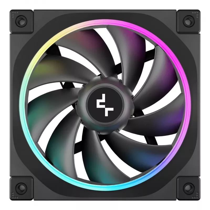 DeepCool FL12 ventilátor do skrinky, 120 mm, 500–2150 ot./min, 32 dB, FDB, 12 V, čierny