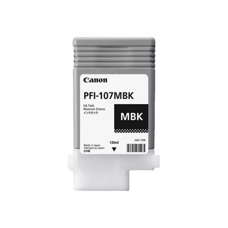 Canon PFI-107MBK atramentová kazeta 1 ks originálna matná čierna