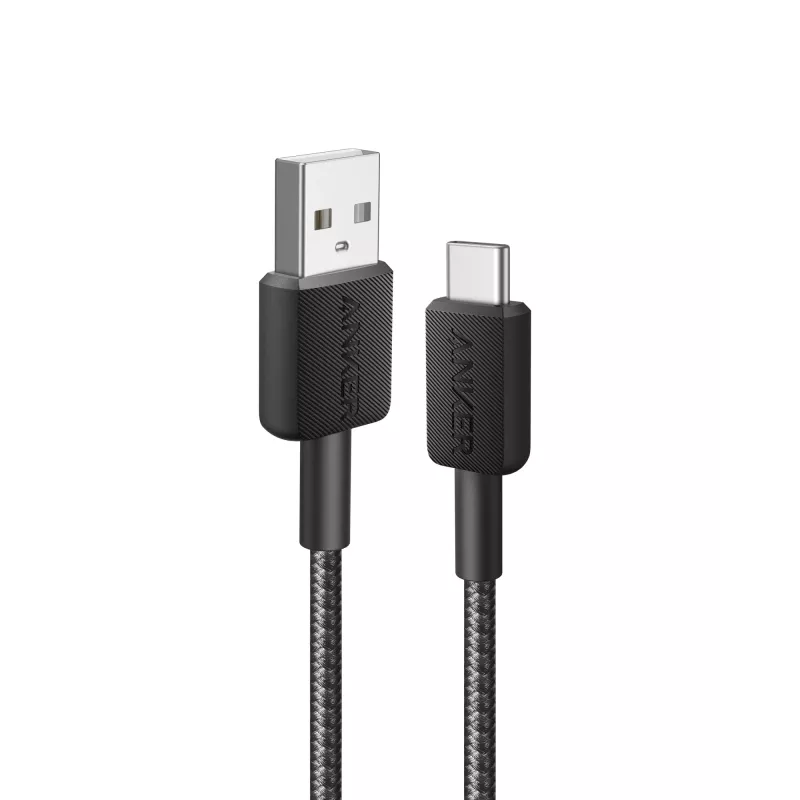 Anker Innovations 322 USB-A na USB-C kábel nylon 1,8M čierny - kábel - digitálny/dátový