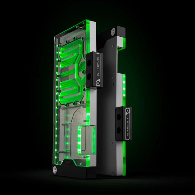 EK-Quantum Vector² FTW3 RTX 3080/90 zadná doska, strieborná