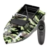 Návnadová loď Flytec V050 s 12000mAh batériou, camo zelená — diaľkovo ovládaná kŕmiaca loď
