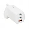 iBOX C-65 biely, GaN 65W univerzálna nabíjačka UK konektor