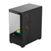 Počítačová skriňa Darkflash C365 (čierna) s 5 priloženými ventilátormi