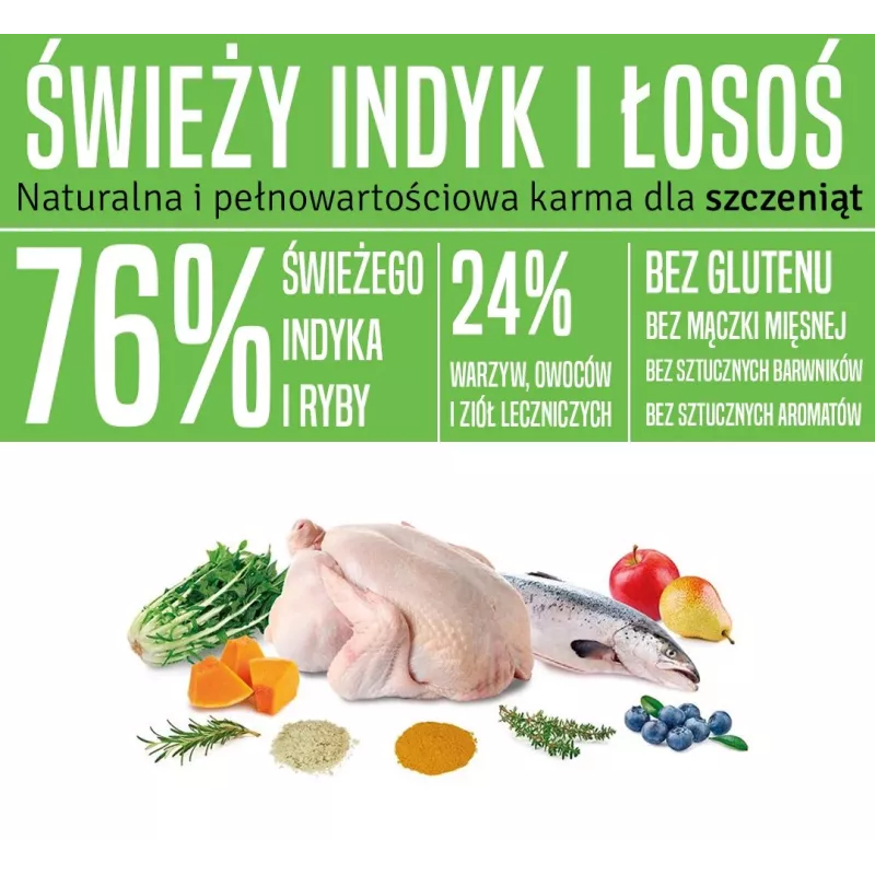 ARQUIVET Fresh Puppy Turkey and Salmon – polovlhké krmivo pre psov – 10kg