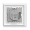 Sklenený nástenný termostat Homematic IP model 161458A0 – digitálny, biely, 230 V, IP20