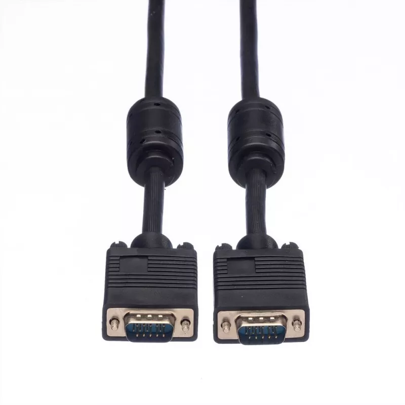 VGA kábel ROLINE HQ 10m M/M s feritom