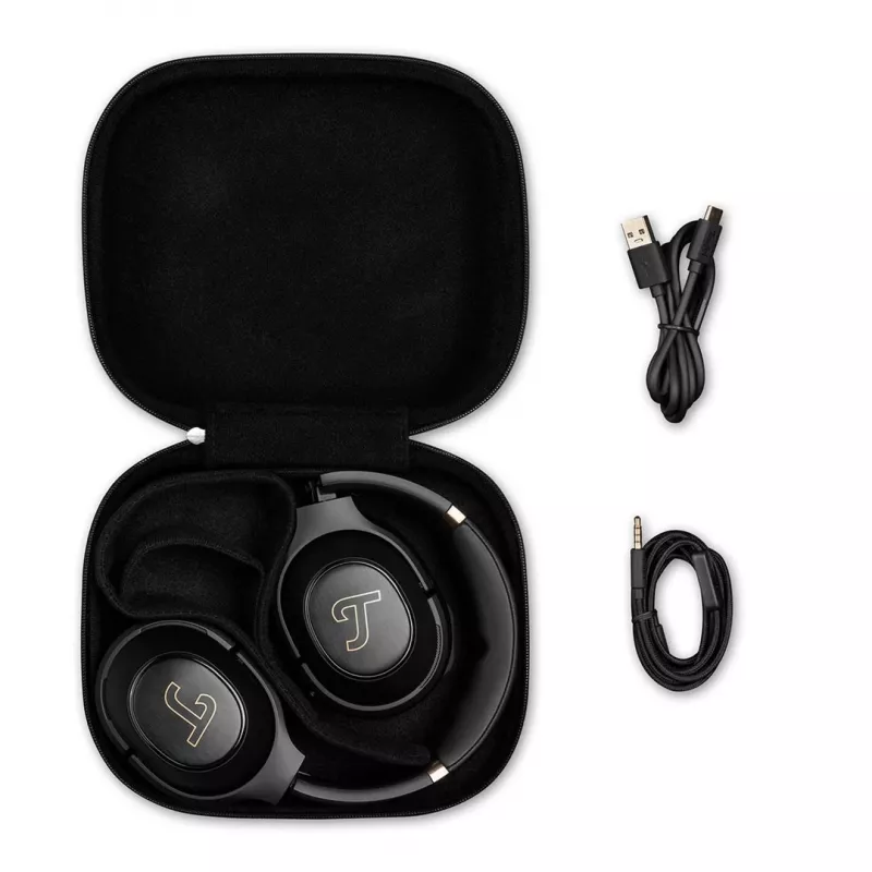 Teufel REAL modrý PRO Headset bezdrôtový s hlavovým mostom herný Bluetooth čierny