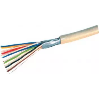 Telefónny kábel ShiverPeaks 76860-50 6x2x0,6 mm okrúhly pre inštaláciu pod omietku
