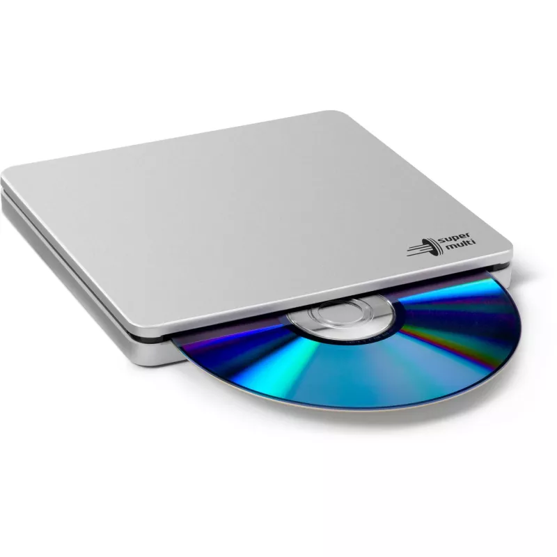 GP70NS50 SLIM, externá DVD vypaľovačka (strieborná, externá, USB 2.0, 5,25)