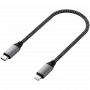Satechi ST-TCL10M USB kábel 0,25 m USB-C USB-C/Lightning čierny sivý