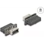 Delock 67238 adaptér USB 5 Gbps, zásuvka pin header na vnútornú zásuvku Type-E Key A