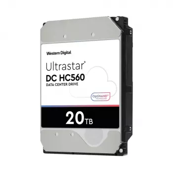 WD Ultrastar DC HC560 - pevný disk - 20TB - interný - 3.5 (8,9 cm) - SAS 12Gb/s - 7200 ot/min - vyrovnávacia pamäť: 512MB (0F38652)