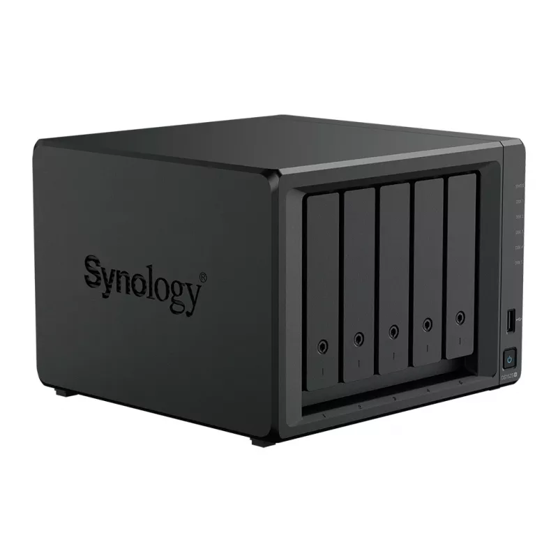 Synology DiskStation DS1525+ NAS/Storage Server Ryzen Embedded V1500B 8 GB DDR4 0 TB čierna