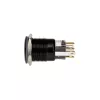 DimasTech vandalizmus spínač/tlačidlo 19mm Blackline Dot RGB PD218