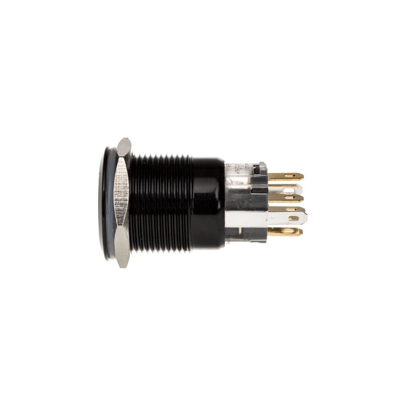DimasTech vandalizmus spínač/tlačidlo 19mm Blackline Dot RGB PD218